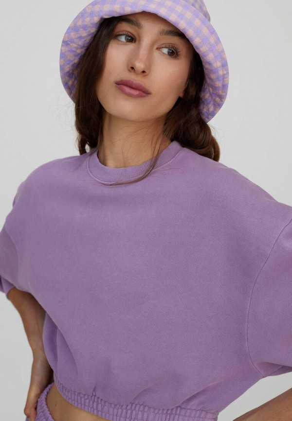 

Свитшот Pull&Bear, Фиолетовый, Join Life