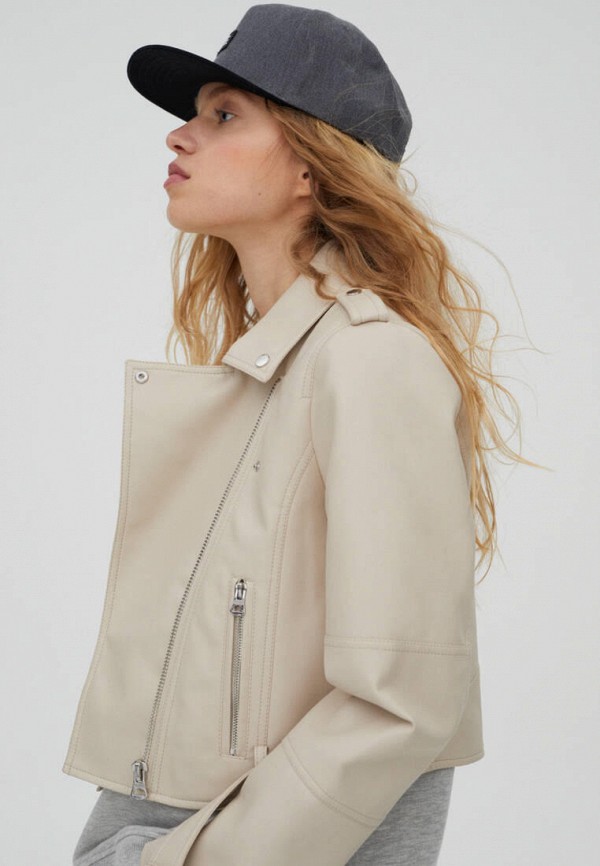 фото Куртка кожаная pull&bear