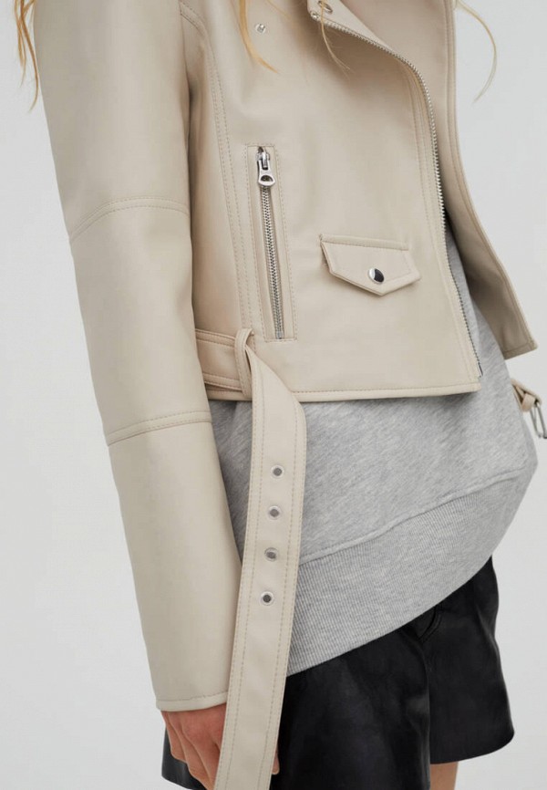 фото Куртка кожаная pull&bear