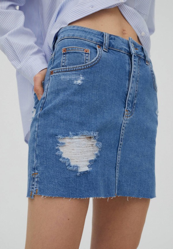 фото Юбка джинсовая pull&bear