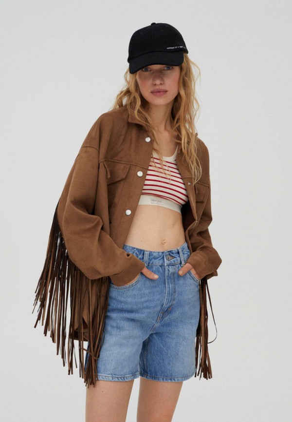 фото Куртка кожаная pull&bear