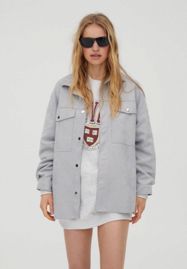 фото Куртка кожаная pull&bear