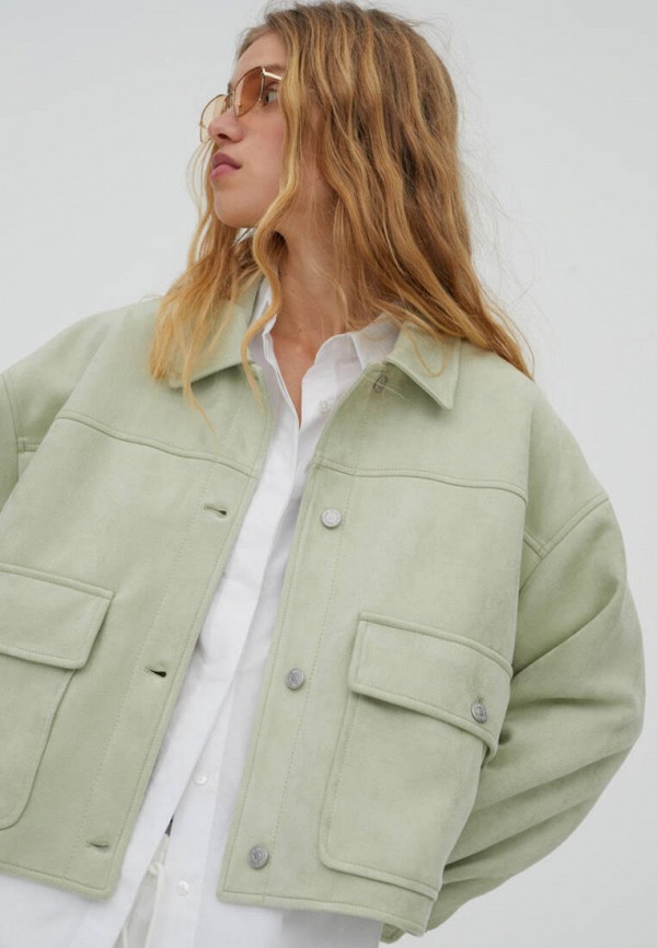 фото Куртка кожаная pull&bear
