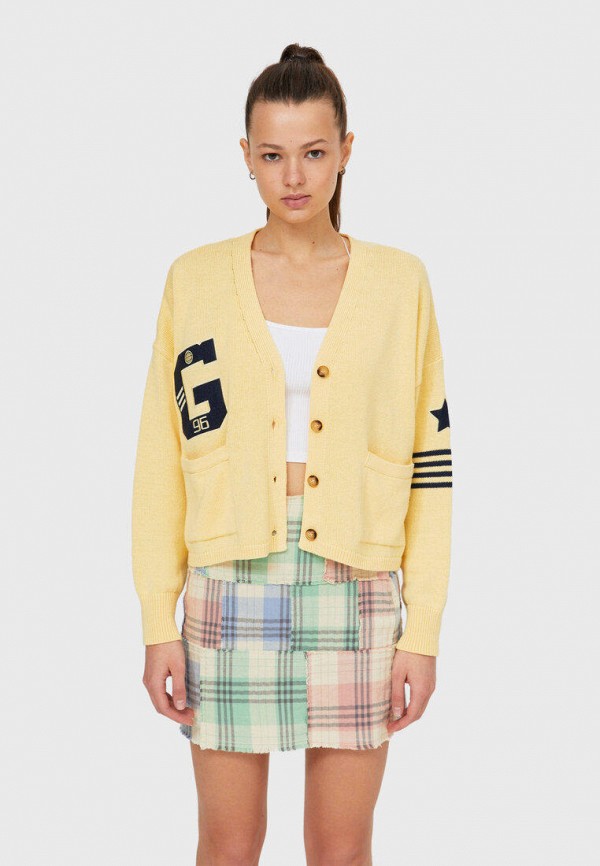 

Кардиган Stradivarius, Желтый