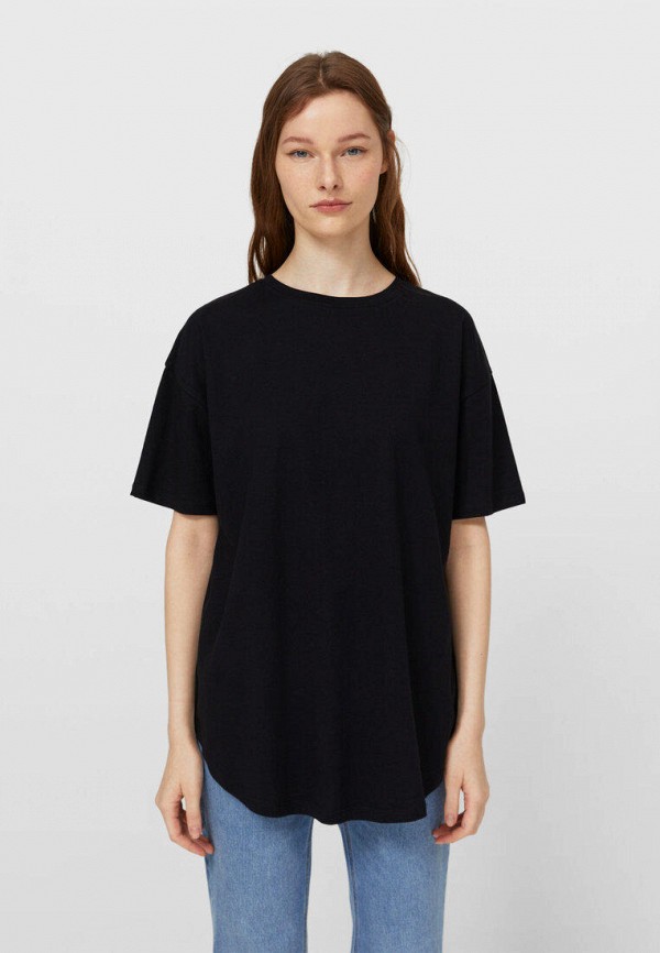 

Футболка Stradivarius, Черный