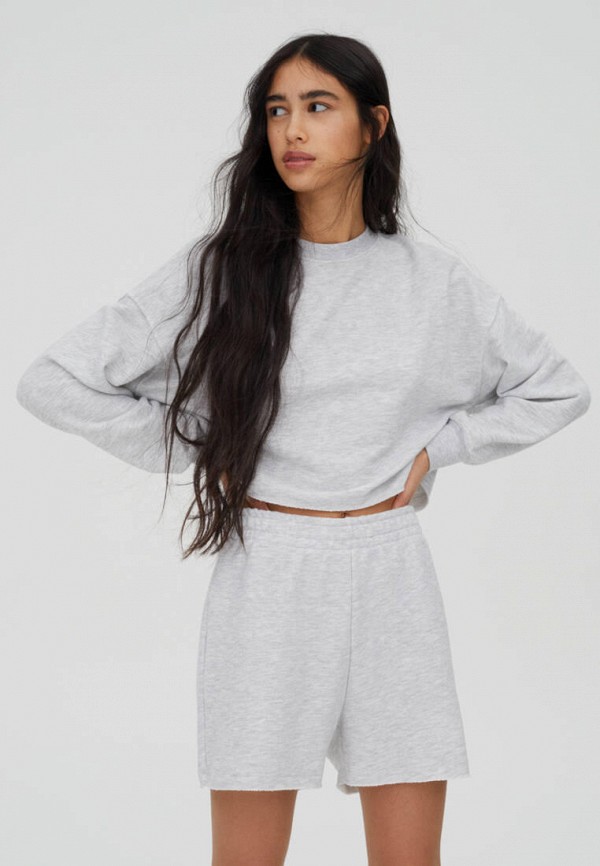 

Свитшот Pull&Bear, Серый, Join Life