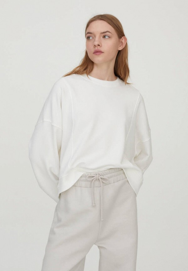 

Свитшот Pull&Bear, Белый, Join Life