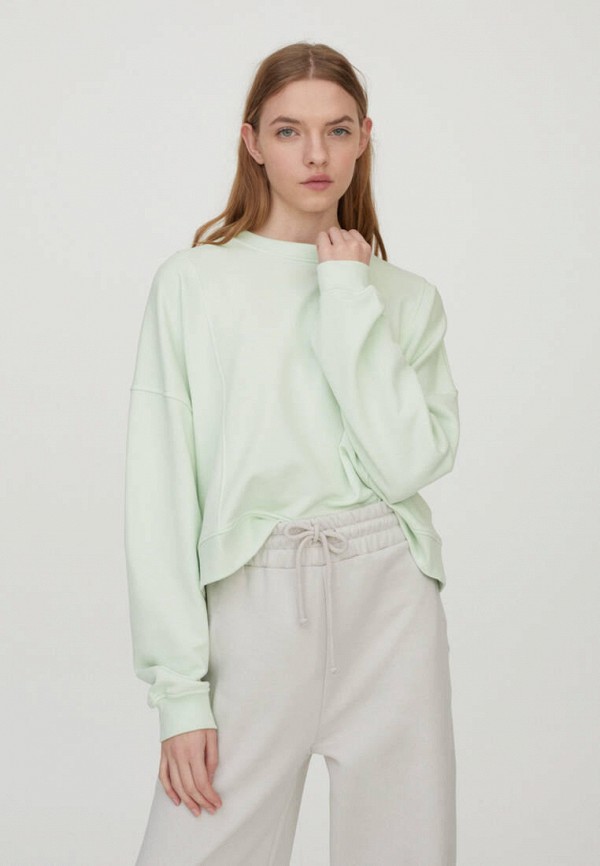 

Свитшот Pull&Bear, Зеленый, Join Life