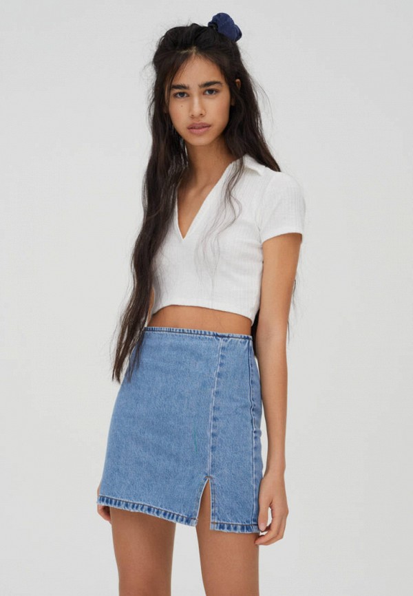 

Юбка джинсовая Pull&Bear, Синий, Join Life