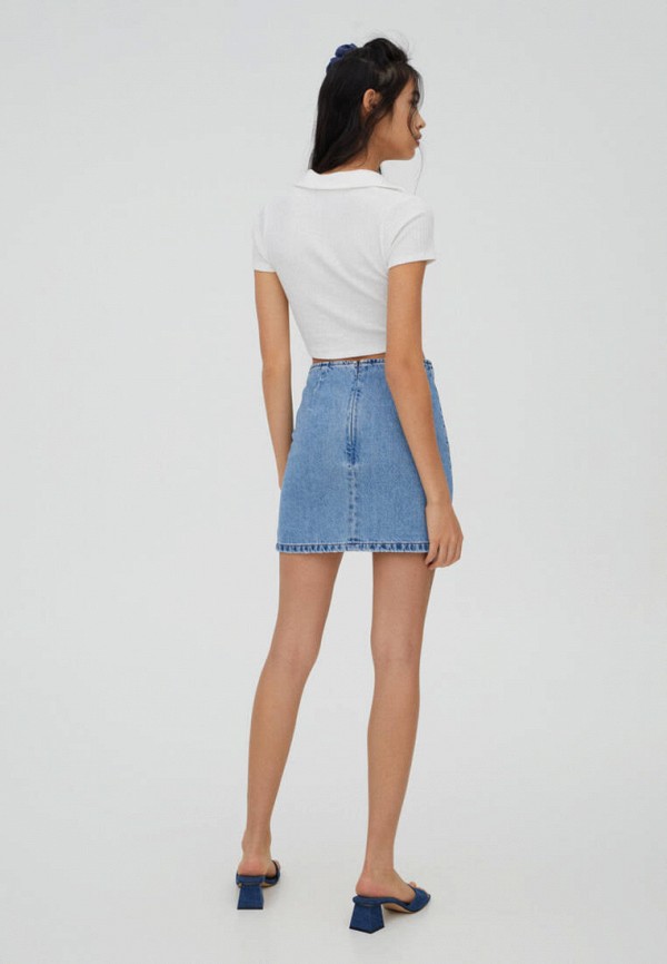фото Юбка джинсовая pull&bear