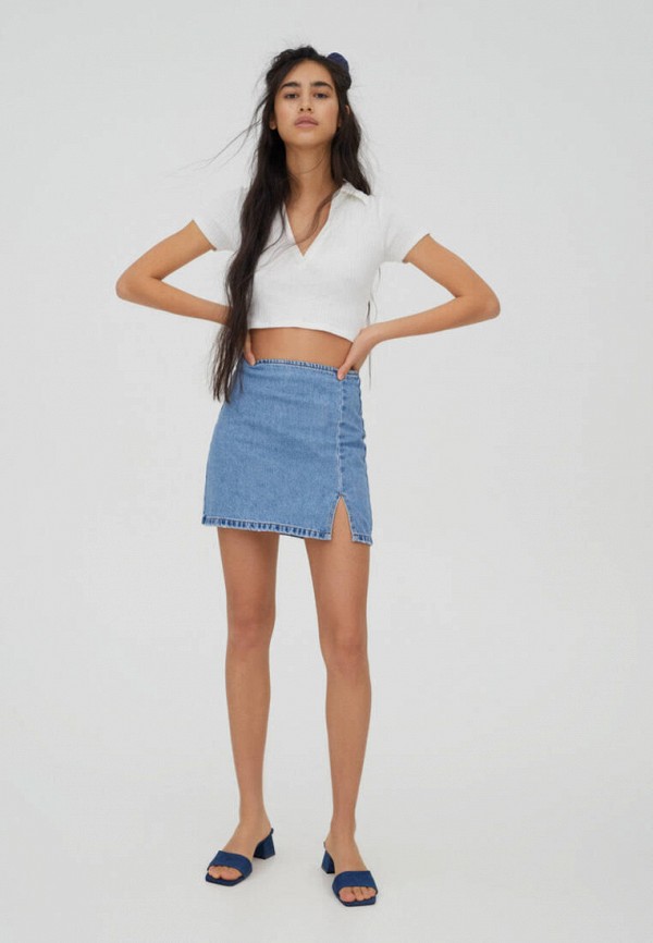 фото Юбка джинсовая pull&bear