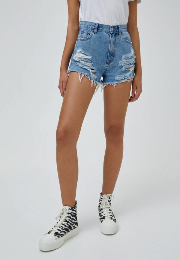 

Шорты джинсовые Pull&Bear, Синий