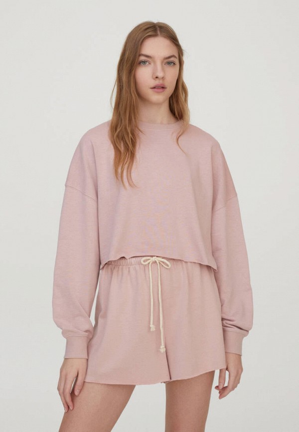 

Свитшот Pull&Bear, Розовый, Join Life