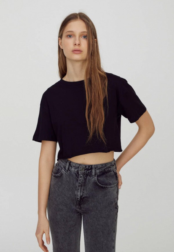 

Футболка Pull&Bear, Черный, Join Life