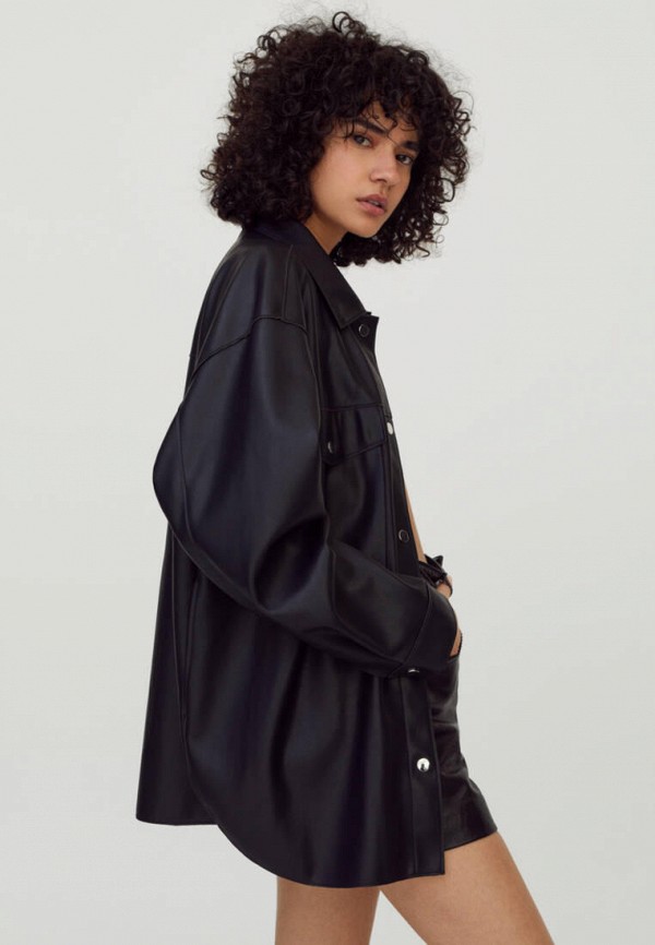 фото Куртка кожаная pull&bear