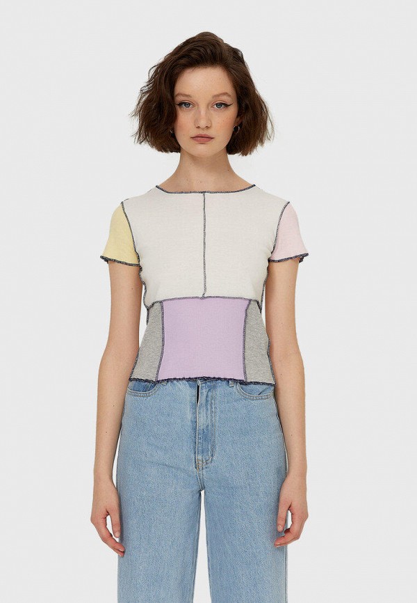 

Футболка Stradivarius, Разноцветный
