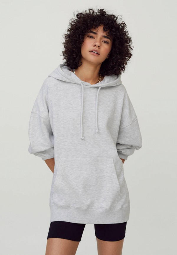 

Худи Pull&Bear, Серый, Join life