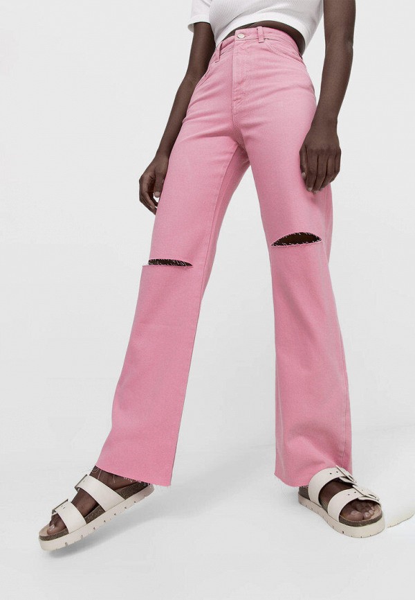 

Брюки Stradivarius, Розовый