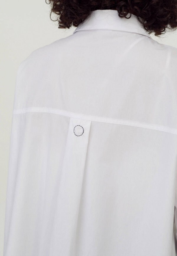 Рубашка Pull&Bear цвет белый  Фото 5