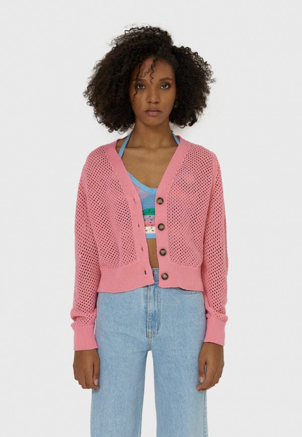 

Кардиган Stradivarius, Розовый