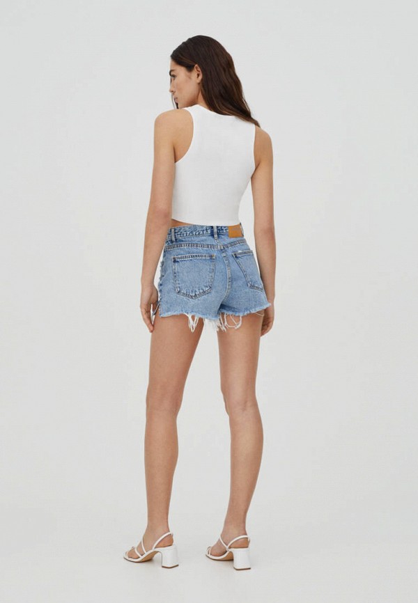 фото Шорты джинсовые pull&bear
