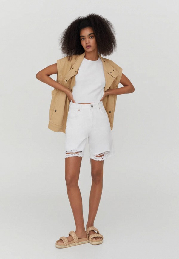 фото Шорты джинсовые pull&bear