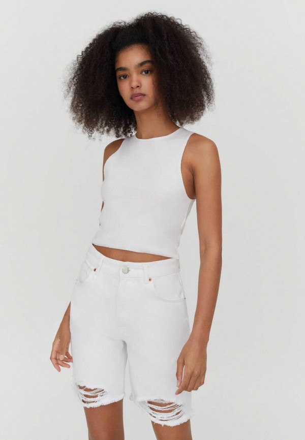 фото Шорты джинсовые pull&bear