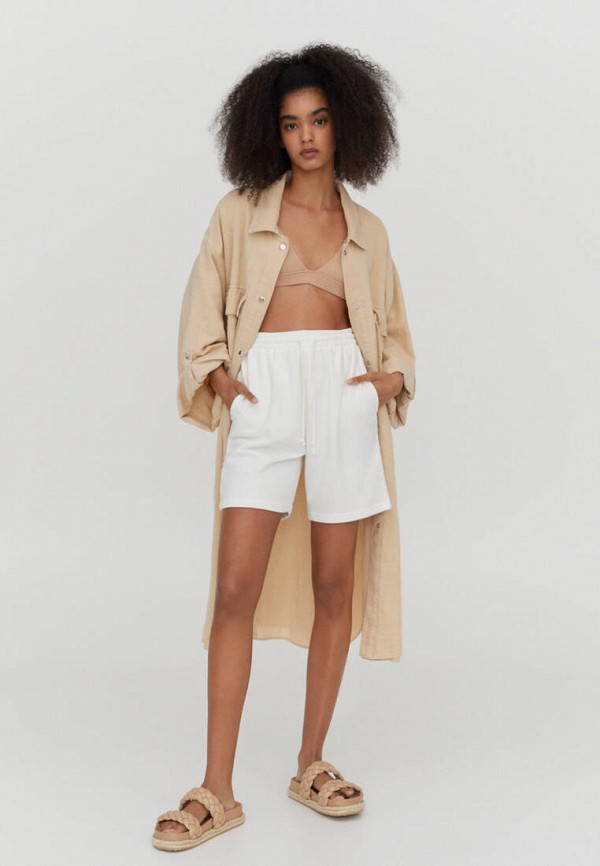 

Плащ Pull&Bear, Бежевый, Join life