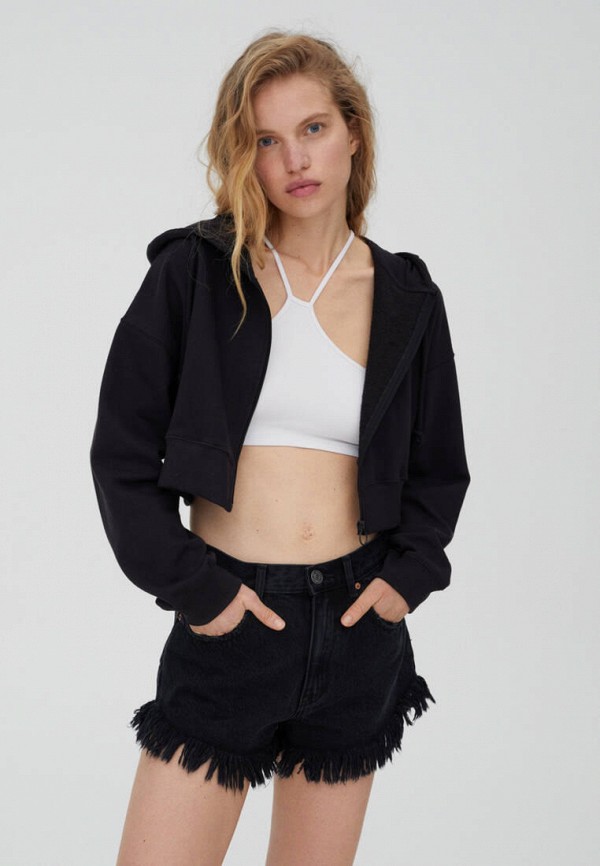 

Толстовка Pull&Bear, Черный, Join life