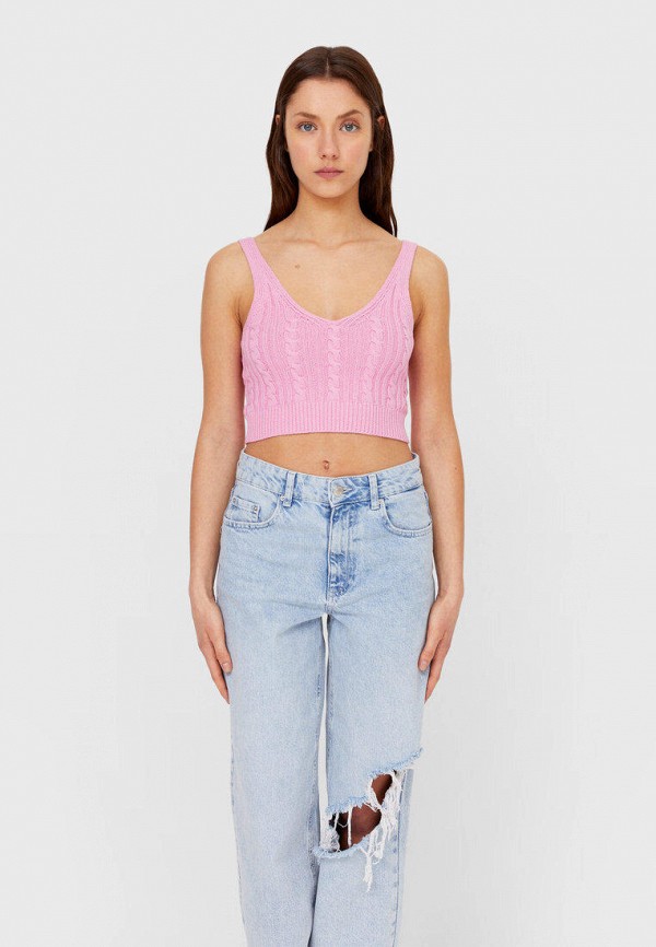 

Топ Stradivarius, Розовый