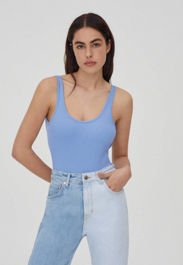 

Боди Pull&Bear, Голубой