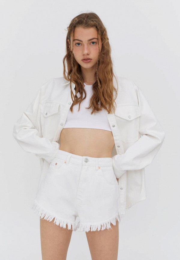 фото Шорты джинсовые pull&bear