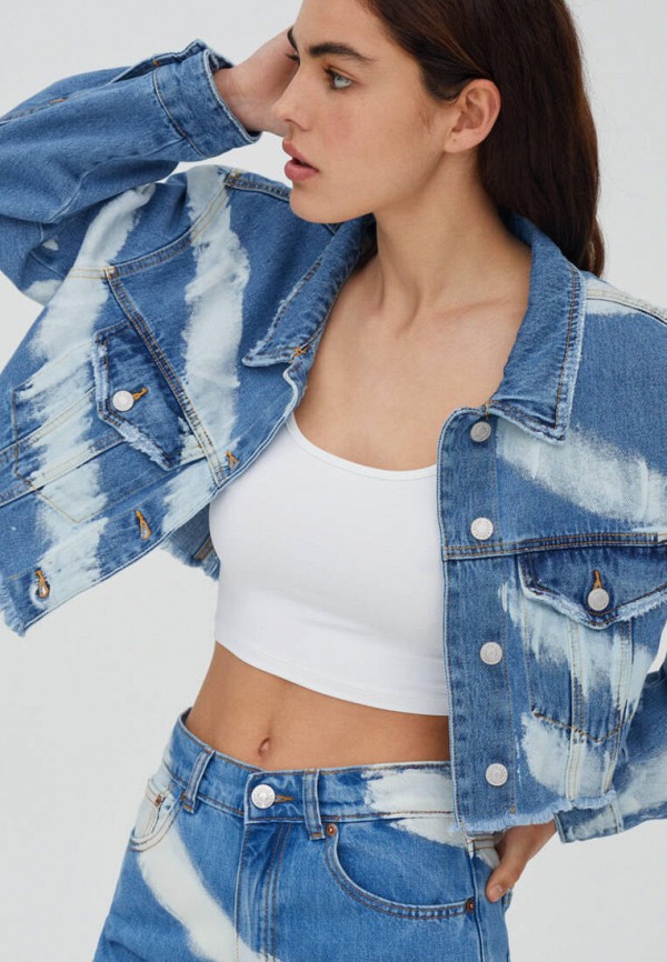 фото Куртка джинсовая pull&bear