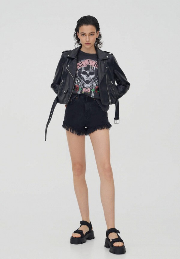 фото Куртка кожаная pull&bear