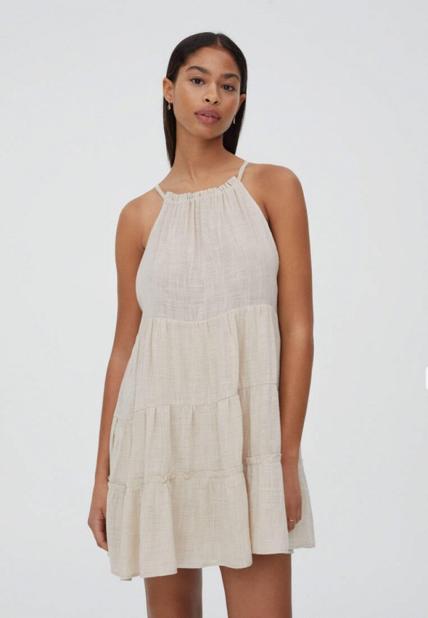 

Сарафан Pull&Bear, Бежевый, Join life