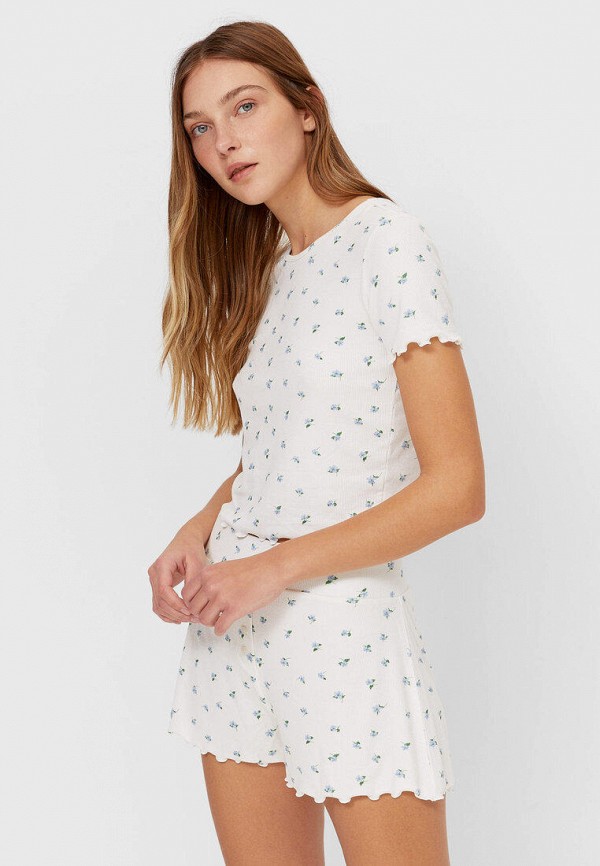 

Шорты домашние Stradivarius, Белый