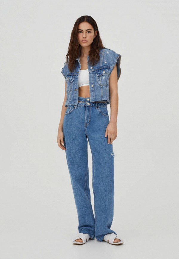 фото Жилет джинсовый pull&bear