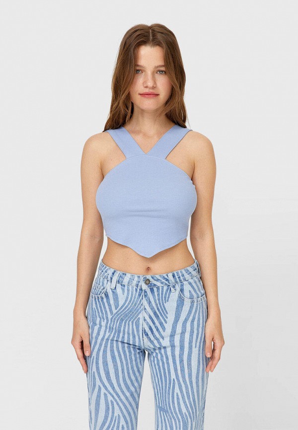 

Топ Stradivarius, Голубой
