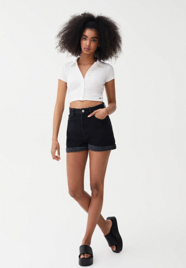 фото Шорты джинсовые pull&bear