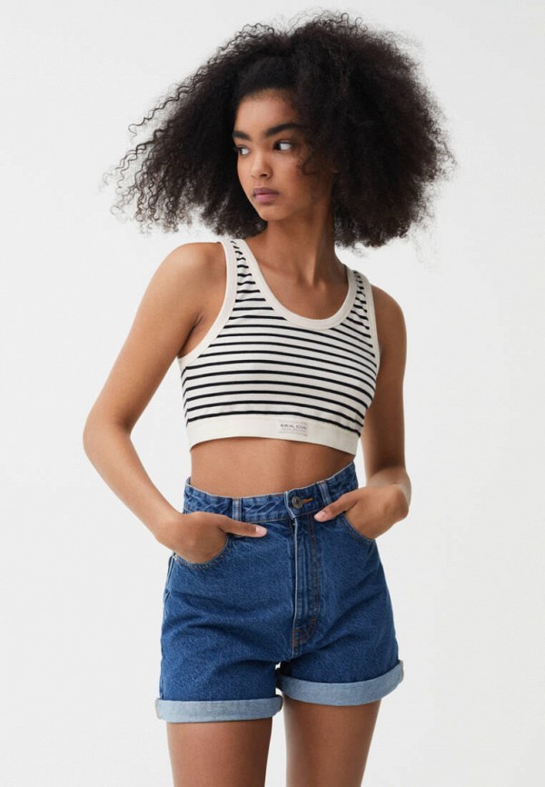 фото Шорты джинсовые pull&bear