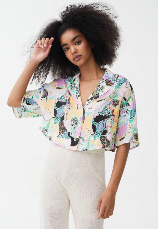 

Блуза Pull&Bear, Белый, Join Life