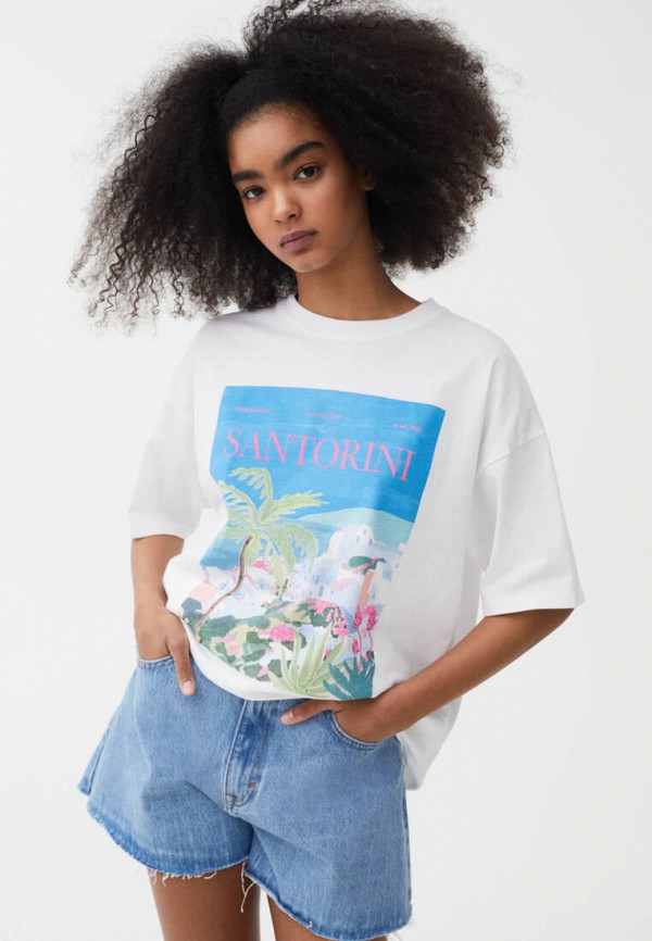 

Футболка Pull&Bear, Белый