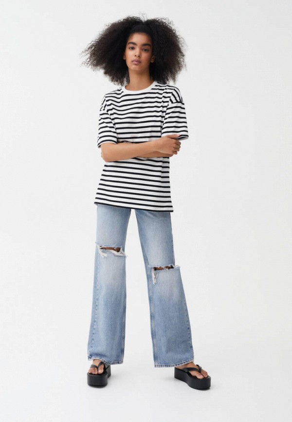 

Футболка Pull&Bear, Разноцветный, Join life