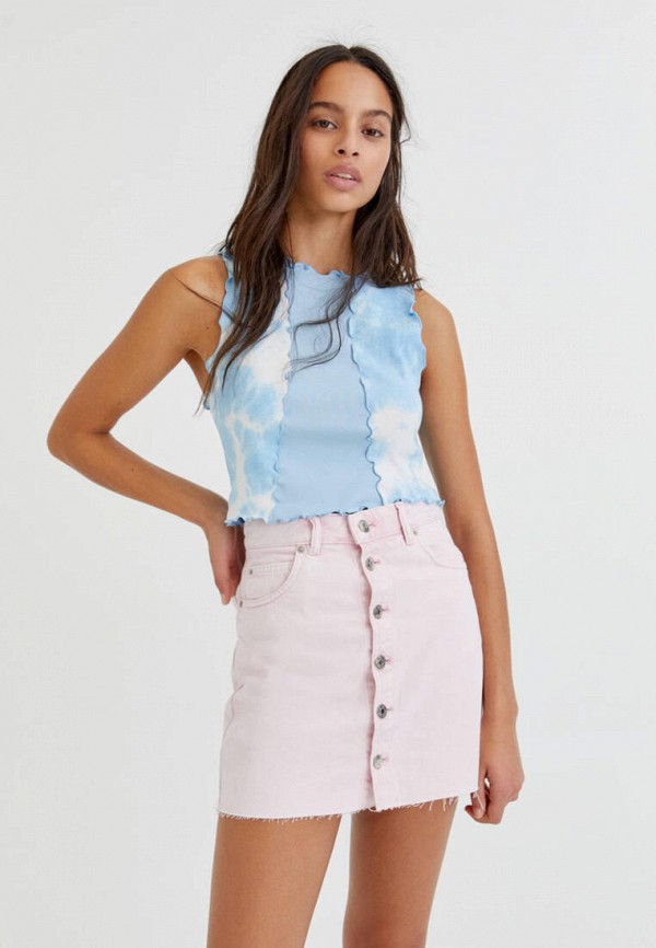 

Топ Pull&Bear, Голубой
