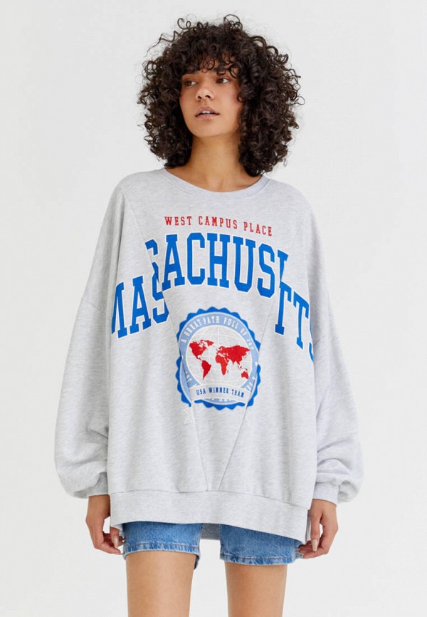 

Свитшот Pull&Bear, Серый