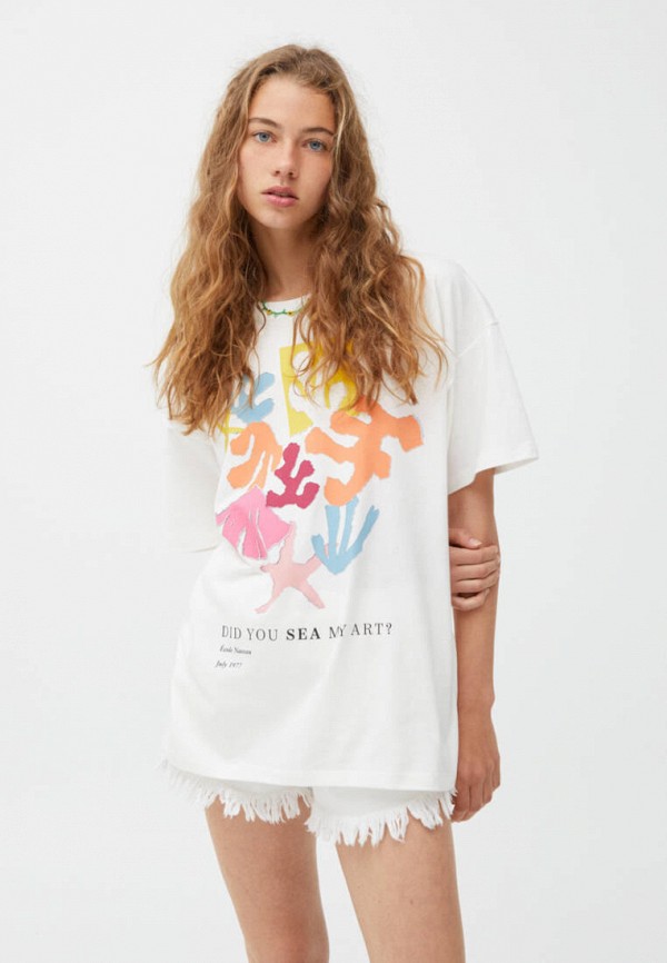 

Футболка Pull&Bear, Белый