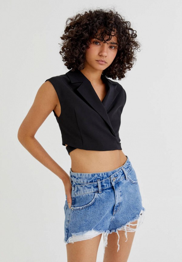 фото Шорты джинсовые pull&bear