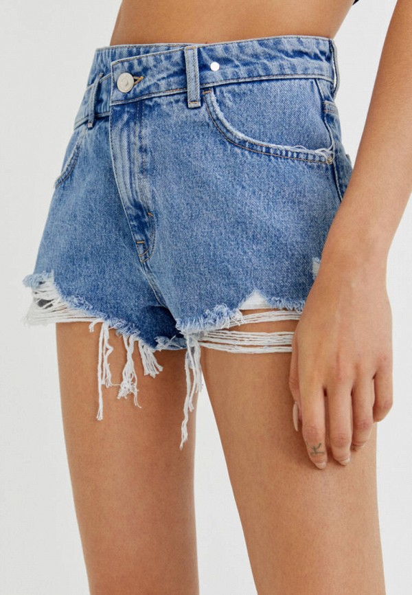 фото Шорты джинсовые pull&bear