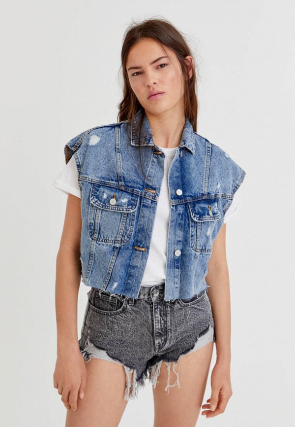 

Шорты джинсовые Pull&Bear, Серый