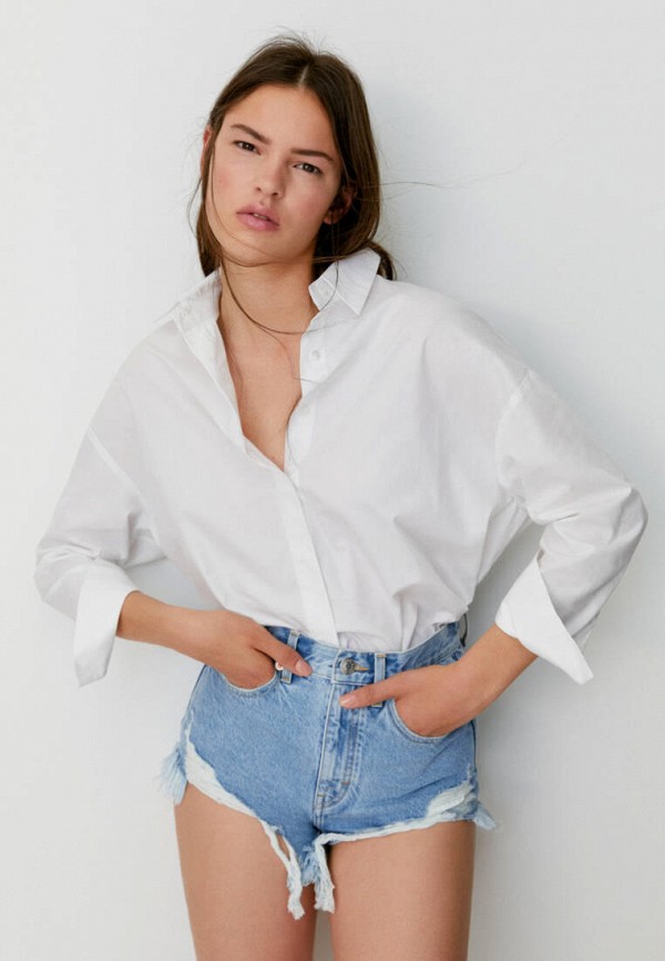 фото Шорты джинсовые pull&bear
